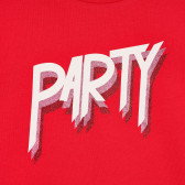 Тениска с надпис Party, червена Liu Jo 372129 2