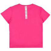 Тениска с надпис Love, розова Liu Jo 372151 4