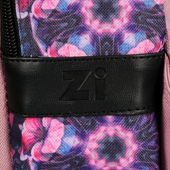 Раница Zi с флорални мотиви за момиче, розова ZIZITO 372258 8