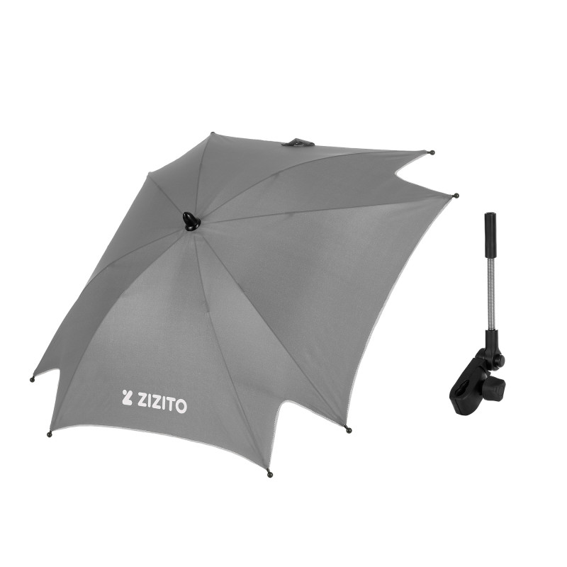 Чадър за количка ZIZITO, сив, универсален  372432