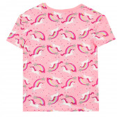 Тениска Еднорози за момиче розова Carter's 372598 4