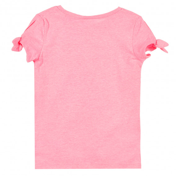 Тениска с променяща се картинка Пица за момиче розова Carter's 372612 6