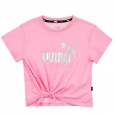 Тениска с възел, розова Puma 372617 