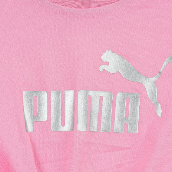 Тениска с възел, розова Puma 372618 2