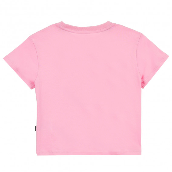 Тениска с възел, розова Puma 372620 4