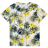 Тениска с принт на палми, многоцветна JACK&JONES JUNIOR 372692 