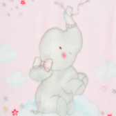 Детско одеяло ELEFANTE, 110 х 140 см, розово Inter Baby 372709 4