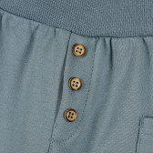 Памучни панталони с подгънати крачоли, сини Pinokio 372725 2