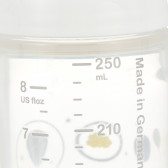 Полипропиленово шише за хранене, с биберон M, 6-18 месеца, 250 мл, цвят: бял NUK 372929 5