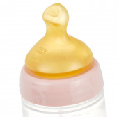 Полипропиленово шише за хранене, с биберон M, 6-18 месеца, 250 мл, цвят: розов NUK 372932 3