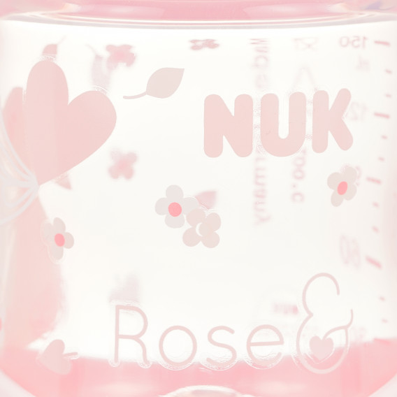 Полипропиленово шише за сок, First Choice, Rose, 150 мл., зайче NUK 373042 4