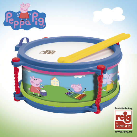Детски барабан с палки Peppa pig 3733 