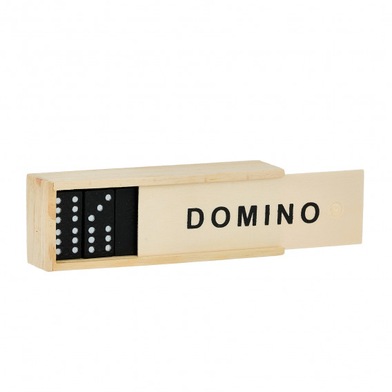 Домино с 28 плочки в дървена кутия GT 373531 
