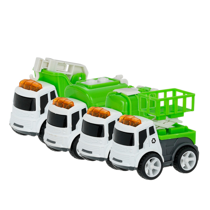 Детски инерционни камиони, 4 броя  373549