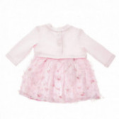 Памучна рокля за бебе с дълъг ръкав Chicco 37358 2