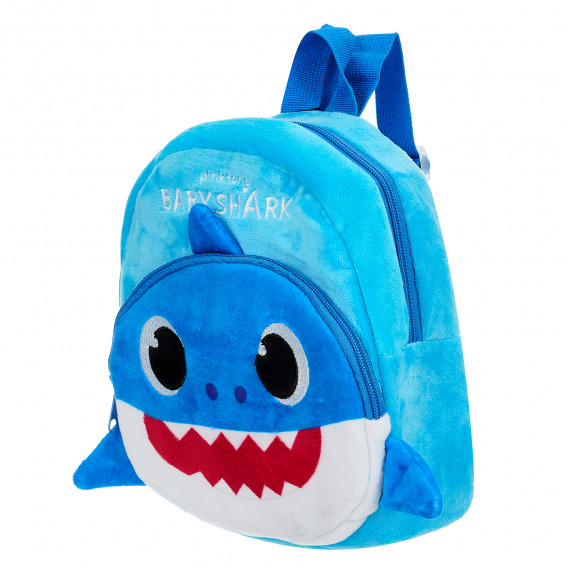 Плюшена раничка Baby Shark , синя BABY SHARK 373693 2