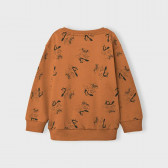 Памучна блуза Fun за бебе, оранжев цвят Name it 374111 2