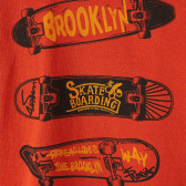 Блуза Skate за бебе, оранжева Name it 374129 3