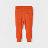 Памучен спортен панталон за бебе, оранжев Name it 374134 2