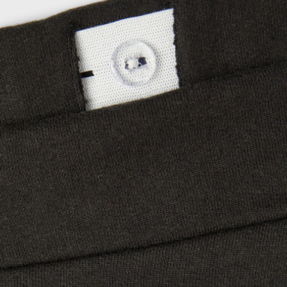 Спортен панталон от органичен памук, черен Name it 374145 2