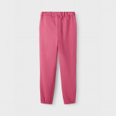 Спортен дълъг панталон от органичен памук, розов Name it 374146 2
