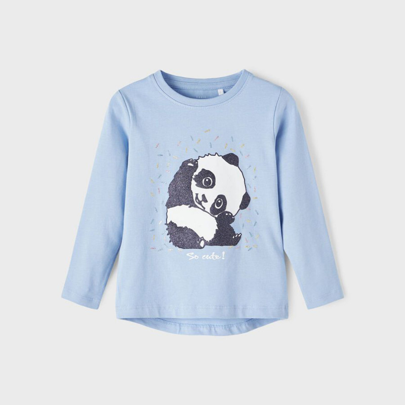Памучна блуза за бебе, многоцветна  374256