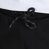 Спортен панталон с апликация името на бранда, черен Jack & Jones junior 374277 8