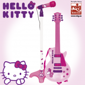 Комплект електронна китара и микрофон Hello Kitty 3743 