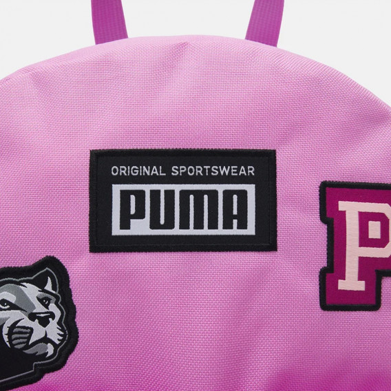 Раница Patch Backpack за момиче, розова Puma 374397 4