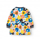 Памучна рокля Flowers за бебе, многоцветна Boboli 374636 2