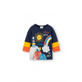 Памучна блуза Fun за бебе, многоцветна Boboli 374650 