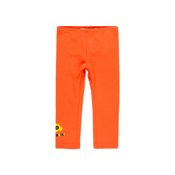 Памучен клин с флорална щампа за бебе, оранжев Boboli 374774 