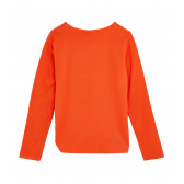 Памучна блуза Fish, оранжева Boboli 375038 2