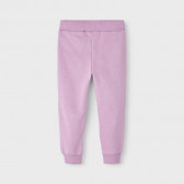 Памучен спортен панталон за бебе, розов Name it 375111 2
