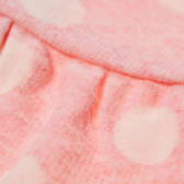 Памучна рокля с дълъг ръкав на точки за бебе, розова Chicco 37515 3