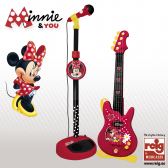 Детски комплект китара и микрофон Мини Маус Minnie Mouse 3752 