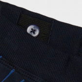 Памучен панталон с апликации за бебе, син Name it 375359 5