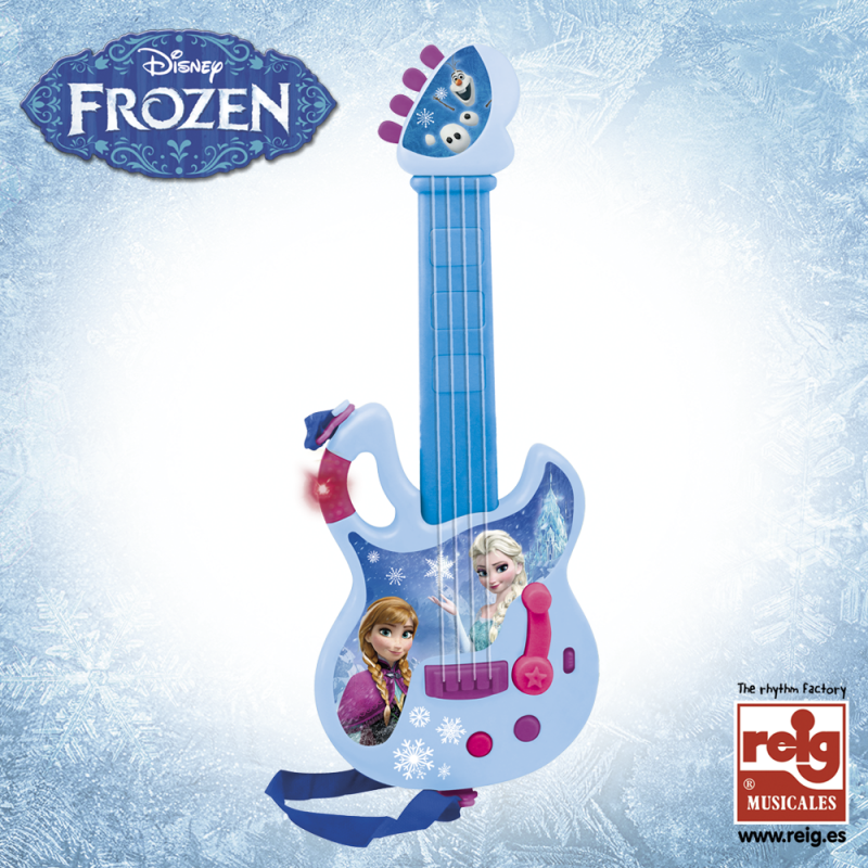 Детска електронна китара с картинка от Frozen  3754