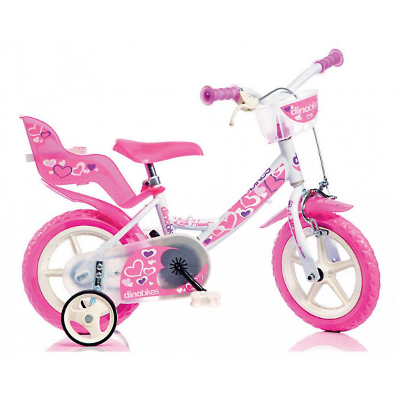 Детски велосипед, Little Heart, 12" Dino Bikes 37541 