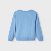 Памучна блуза Cute за бебе момиче, светло синя Name it 375413 3