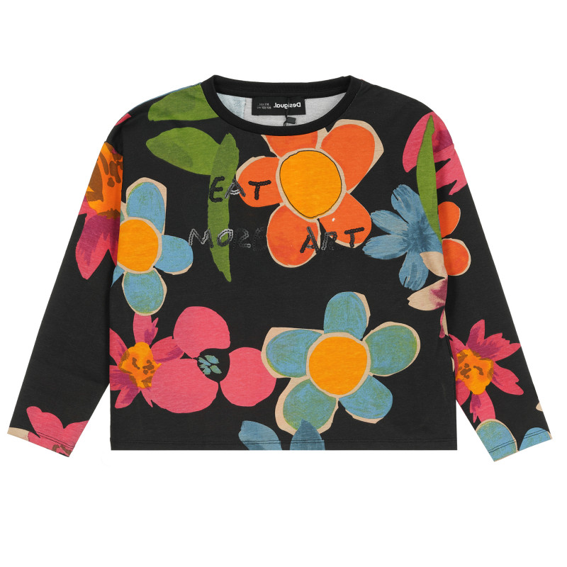 Памучна блуза Floral fantasy, многоцветна  375565