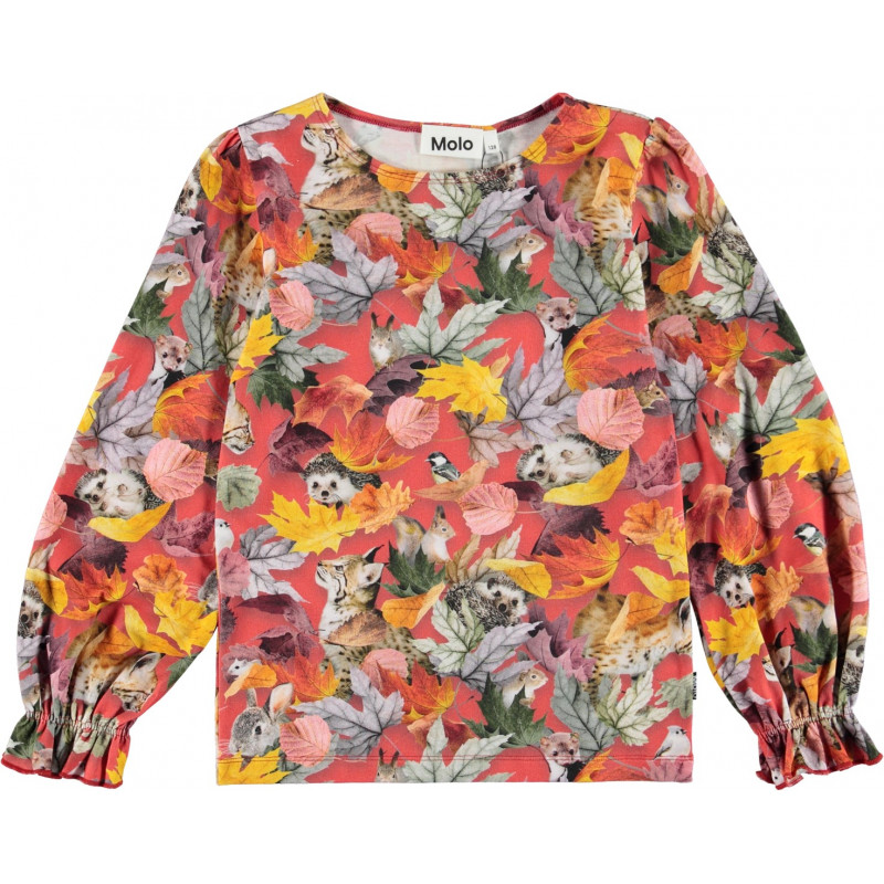 Блуза от органичен памук Autumn, розова  375720