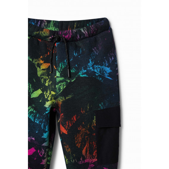 Спортен панталон с цветни акценти, тъмносин DESIGUAL 375976 6