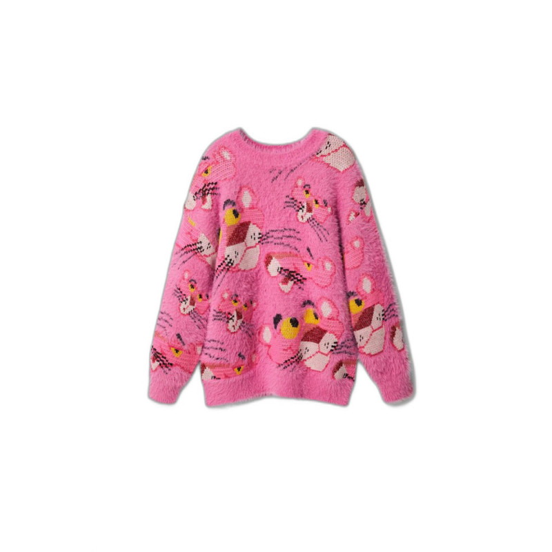 Пуловер Pink Panther, розов  376029