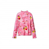 Памучна блуза Pink Panther, розова DESIGUAL 376111 