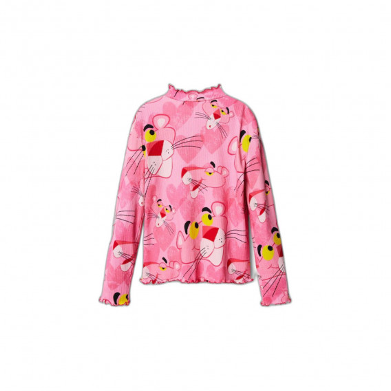 Памучна блуза Pink Panther, розова DESIGUAL 376112 2