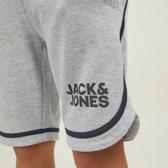 Спортни къси панталони, сиви Jack & Jones junior 376209 7