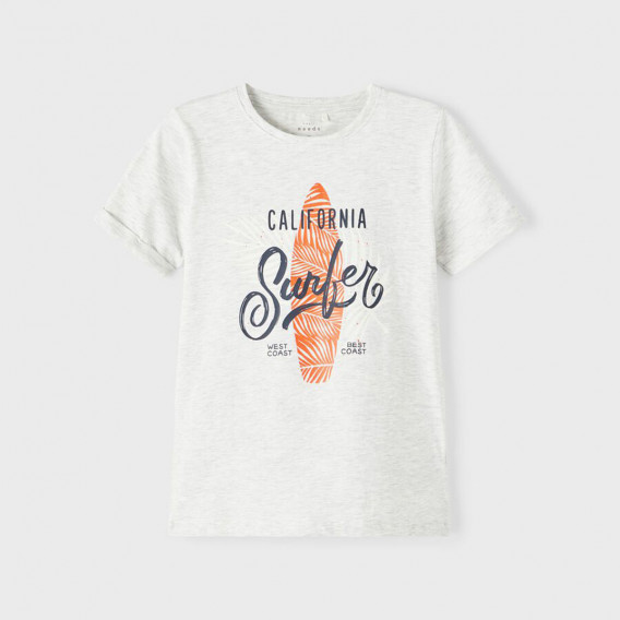 Тениска с принт californian surfer Name it 376217 