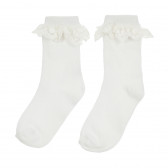 Комплект от три чифта чорапи с дантелени къдрички Cool club 376402 