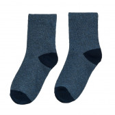 Комплект от пет чифта раирани чорапи в синьо и сиво Cool club 376414 5